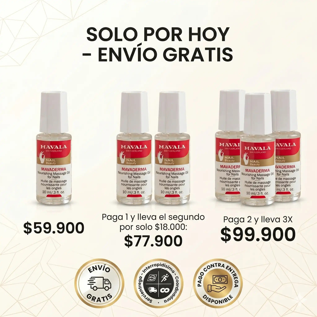 Mavala Forte - Protege tus uñas. Rompe el hábito hoy.